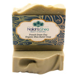 French Green Clay Shea Butter Soap - Shea Butter Soap Hand-Crafted - Men - Nailah's Shea