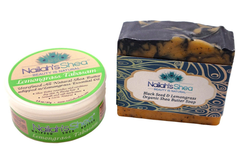 2 Hand-crafted Soaps + 2oz Butter Subscription - Nailah's Shea