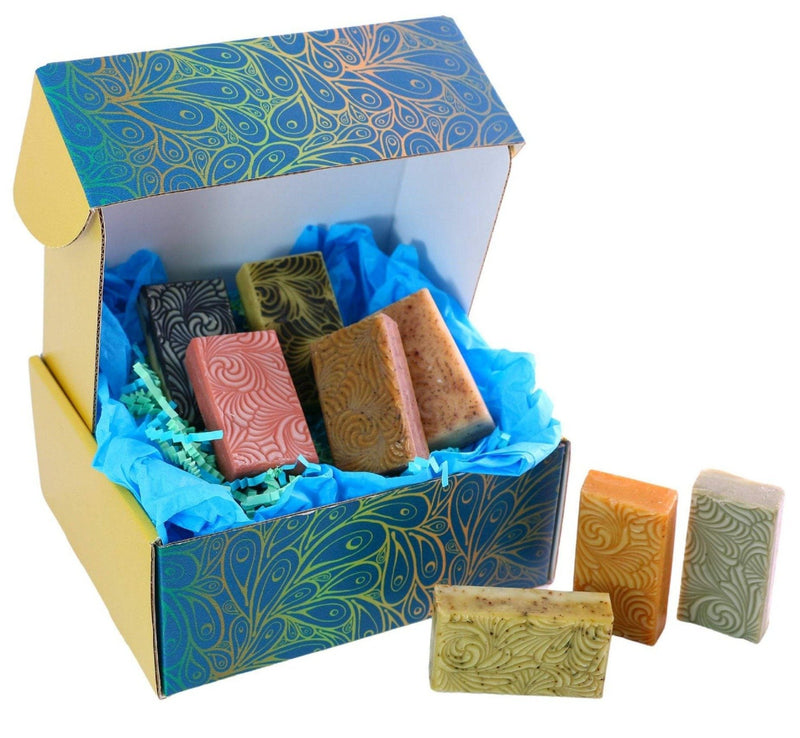 6 Shea Butter Soap Sampler Gift Box - Gift Boxes - Men - Nailah's Shea
