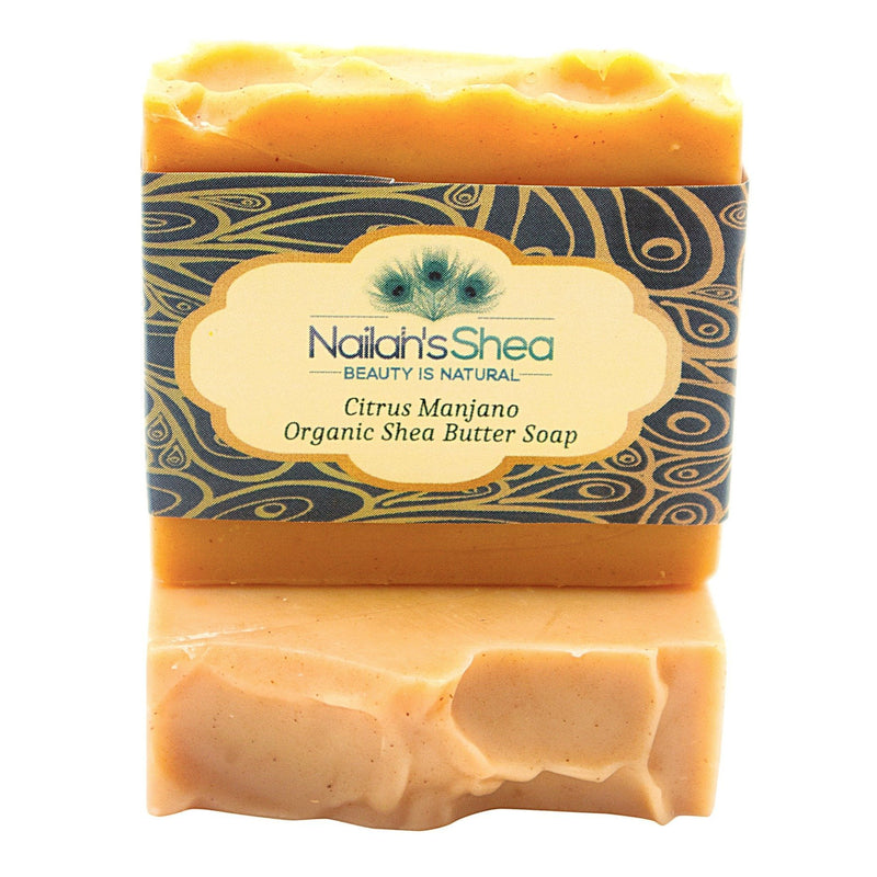 Citrus Manjano Shea Butter Soap - Shea Butter Soap Hand-Crafted - Men - Nailah's Shea
