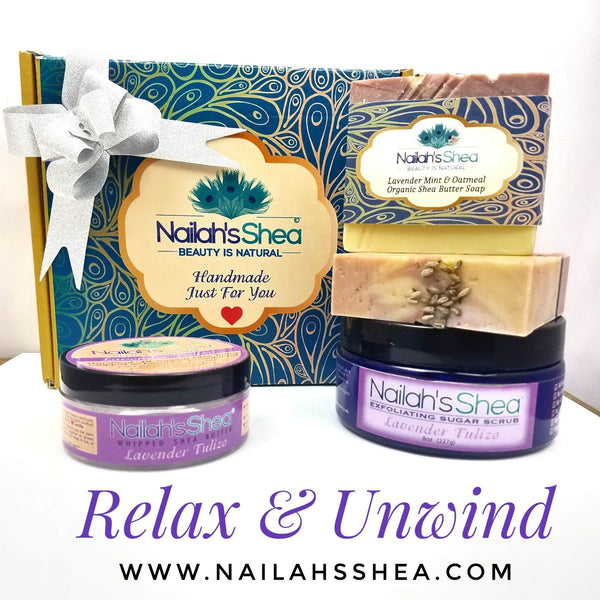 Gift Box: Relax and Unwind - Gift Boxes - Nailah's Shea
