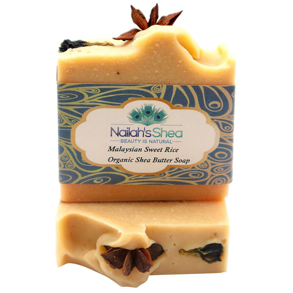 Malaysian Sweet Rice Shea Butter Soap - Nailah's Shea