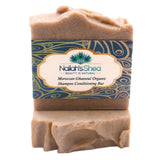 Moroccan Ghassoul Clay Shampoo Conditioning Bar - Shea Butter Soap Hand-Crafted - Men - Nailah's Shea