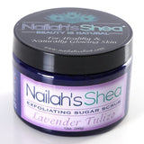 Nailah's Shea Lavender Exfoliating Sugar Scrub - Exfoliating Shea Sugar Scrubs - Nailah's Shea