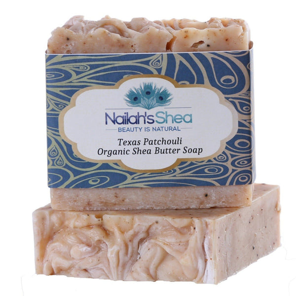 Texas Patchouli Shea Butter Soap - Special Order - Shea Butter Soap Hand-Crafted - Men - Nailah's Shea